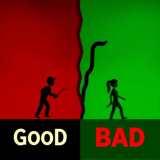 Example of good color contrast between text and background, and bad color contrast